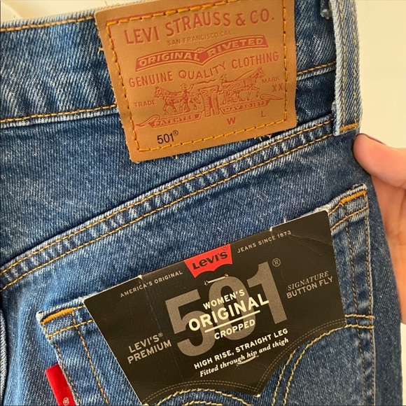 Levis 501 original cropped jeans - Picture 2 of 3
